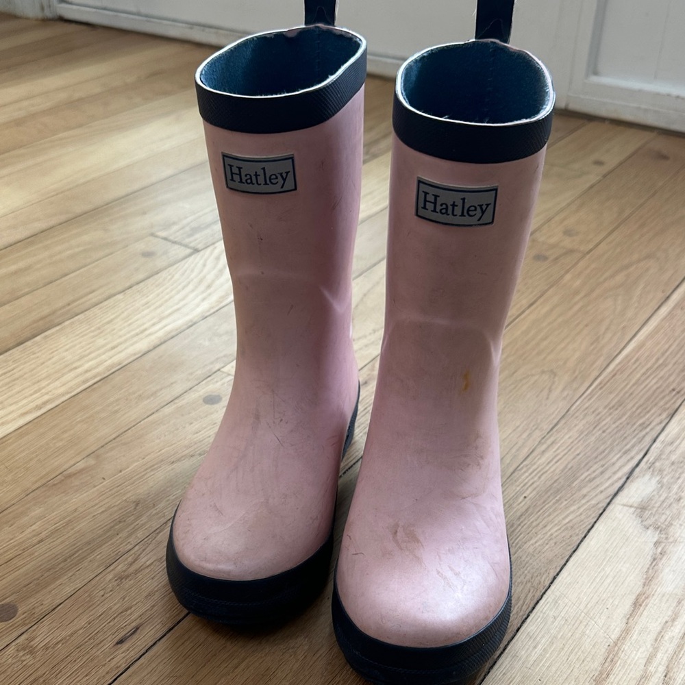 Hatley Blush Pink Kids' Rain Boots